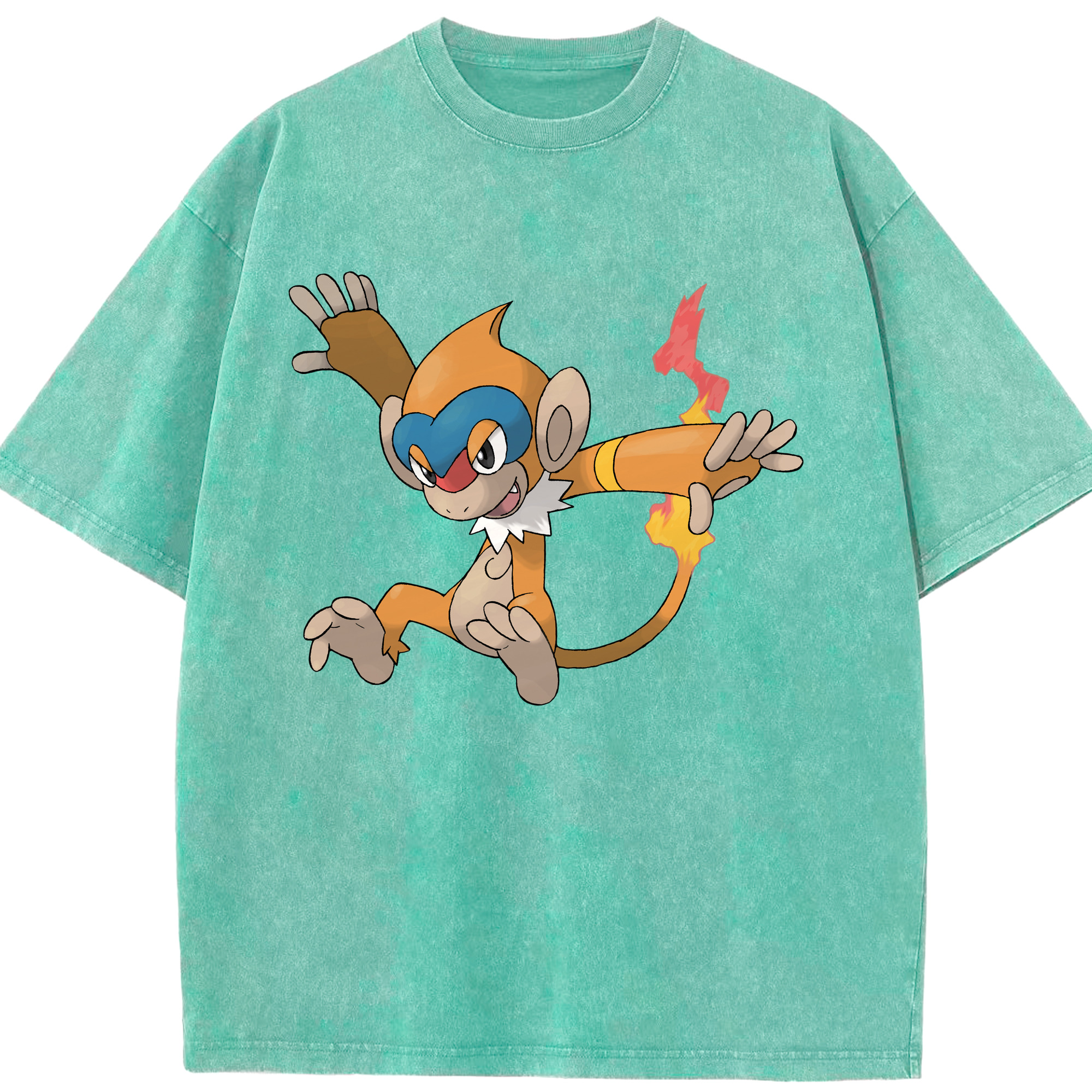 （画像用） ポケットモンスター Pokémon 綿100% ヴィンテージ風 半袖Tシャツ（フロントプリント）